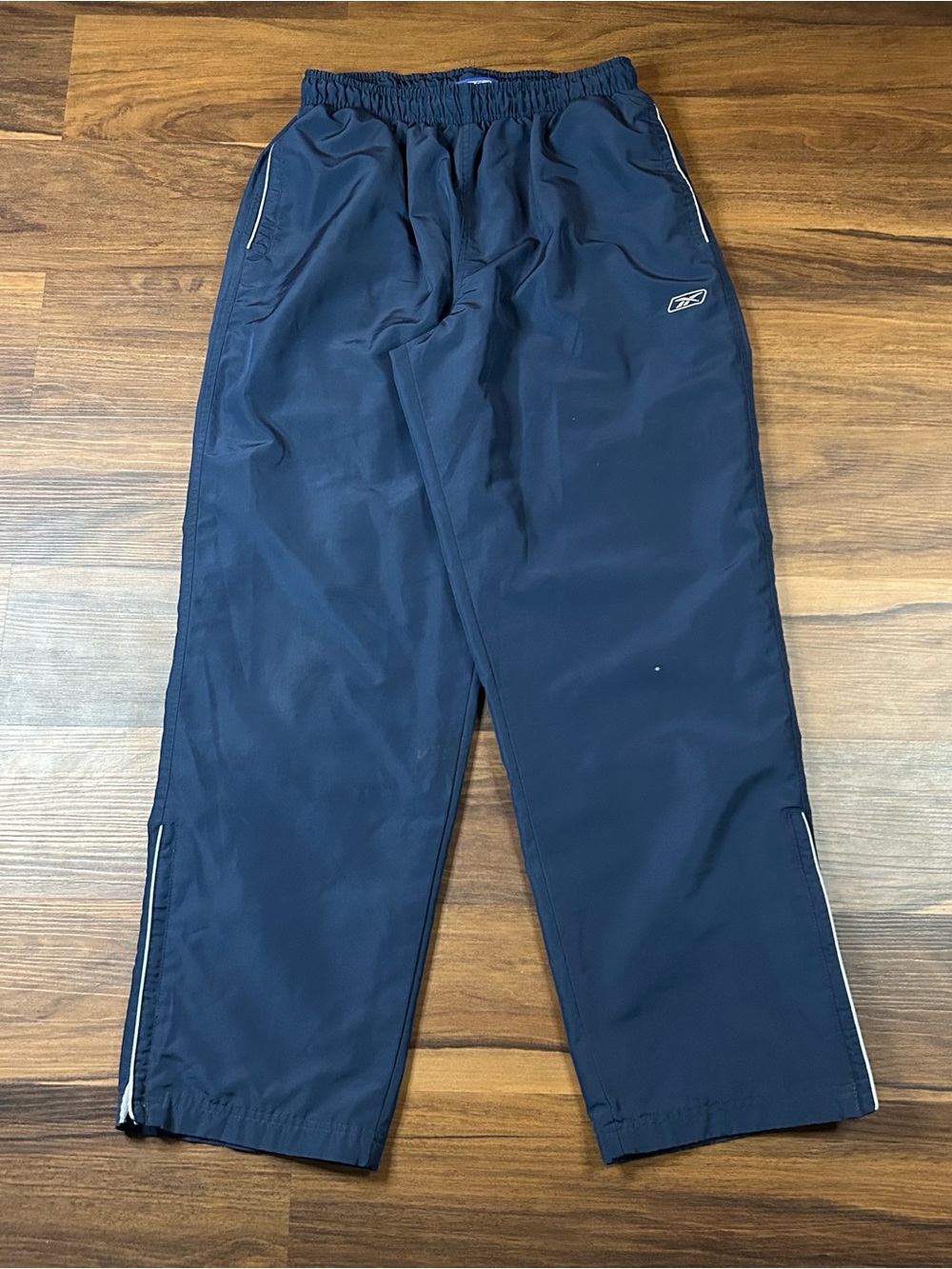 Vintage Y2K Reebok Men’s Navy Track Pants